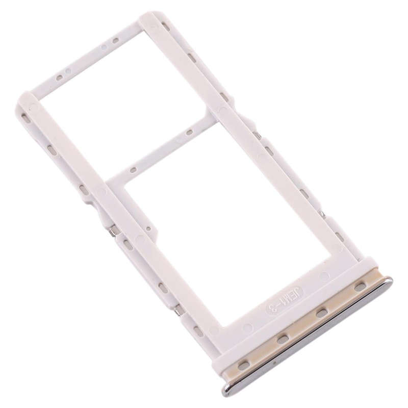 SIM Card Tray + SIM Card Tray / Micro SD Card Tray for Xiaomi Mi CC9e / Mi A3(Silver)