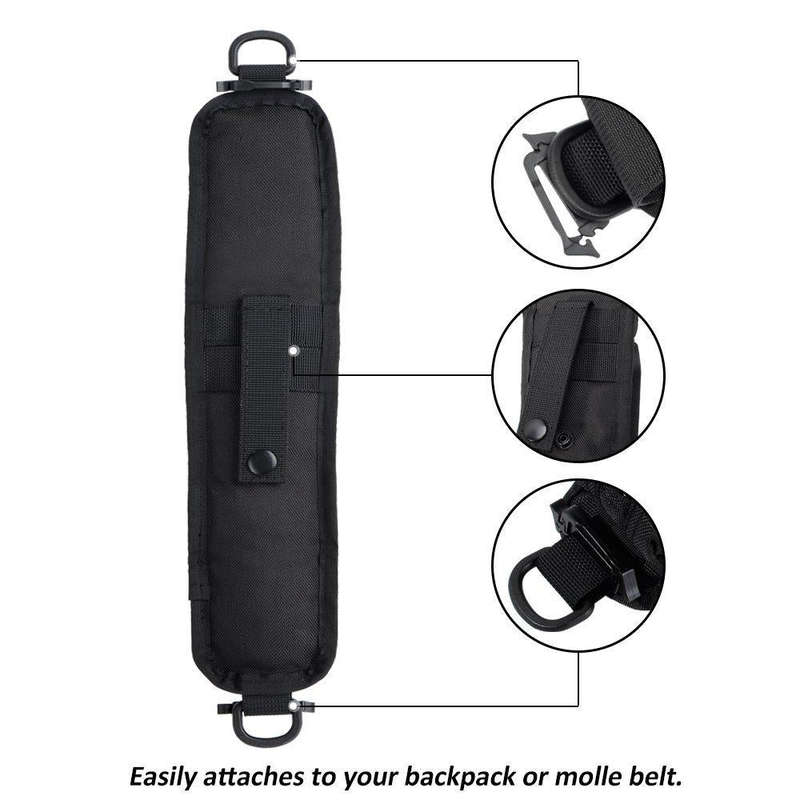 Outdoor Sports Backpack Shoulder Strap Phone Bag Sundry Kit, Size:One Size(Black)