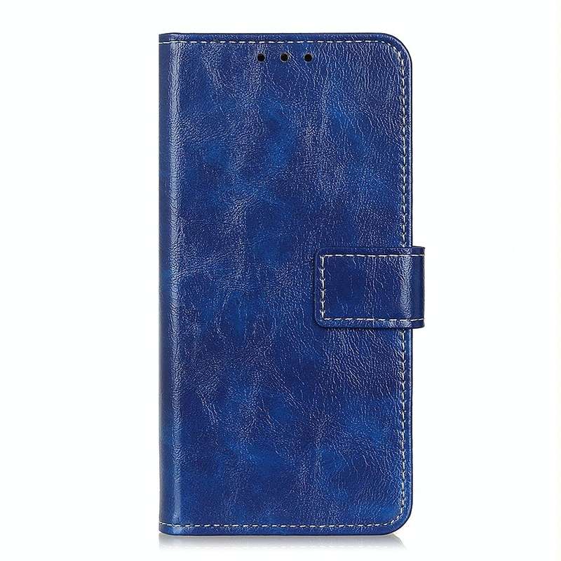 For ZTE Blade A7s 2020 Retro Crazy Horse Texture Horizontal Flip Leather Case with Holder & Card ...