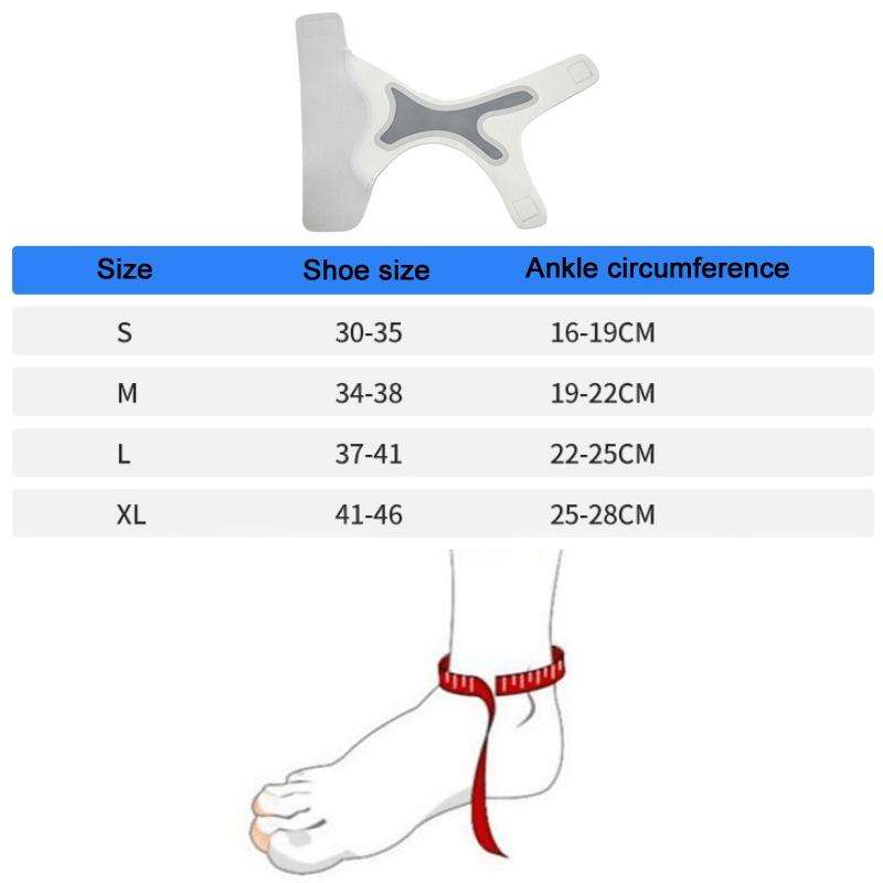 Thin Breathable Compression Ankle Sprain Fixation Strap, Size: Right Foot (M)