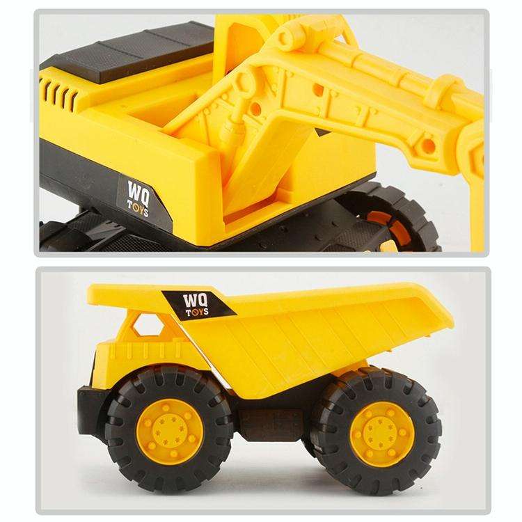 3 PSC / Set Children Simulation Drop-resistant Excavation Engineering Vehicle Toy Set, Random Sty...