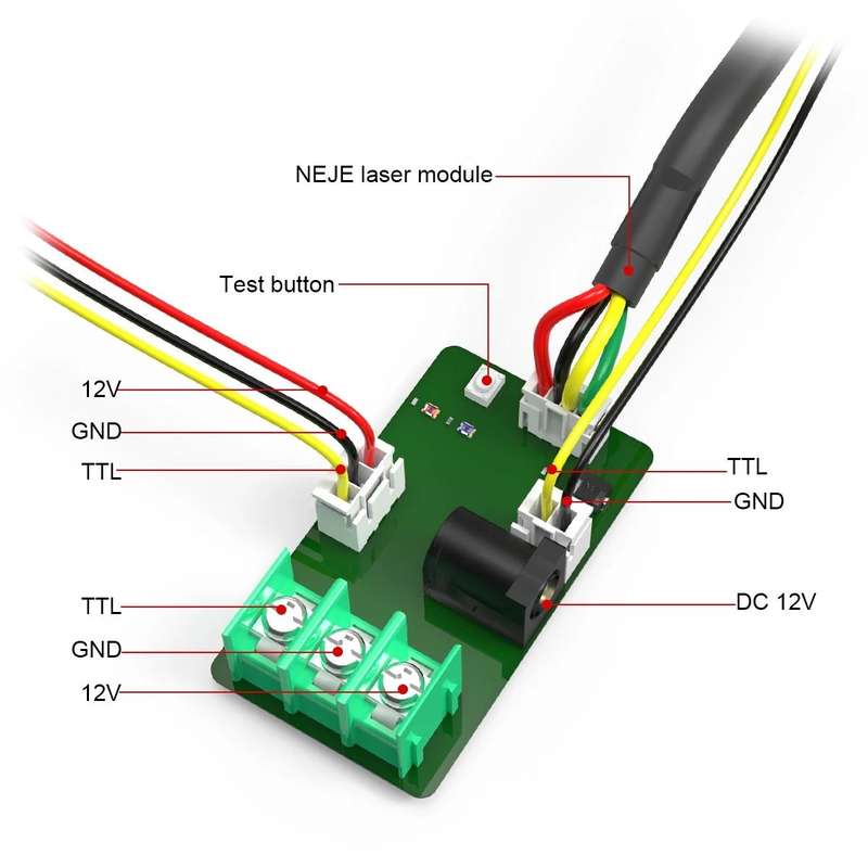 NEJE A40640 15W 450nm Laser Engraver Module Kits