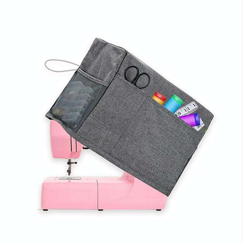 Household Sewing Dust Cover Sewing Tool Storage Bag(Purple)