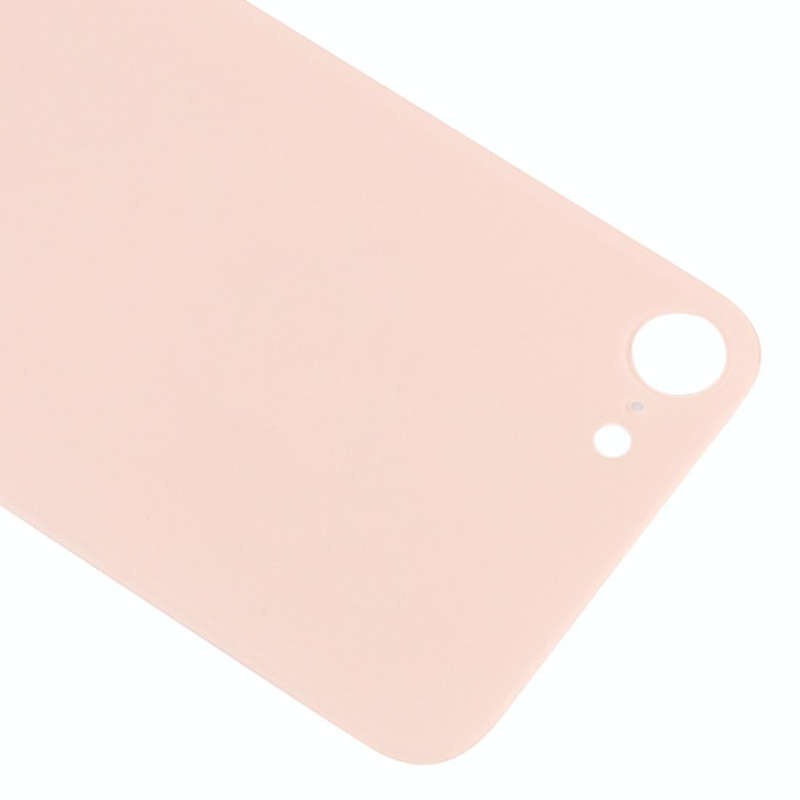 Easy Replacement Big Camera Hole Glass Back Battery Cover with Adhesive for iPhone 8(Gold)