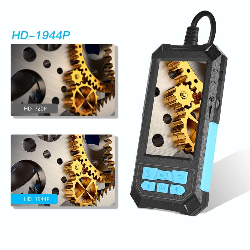 P90 14mm 4.5 inch HD 500W Autofocus Camera Endoscope Portable Waterproof Industrial Pipe Endoscop...