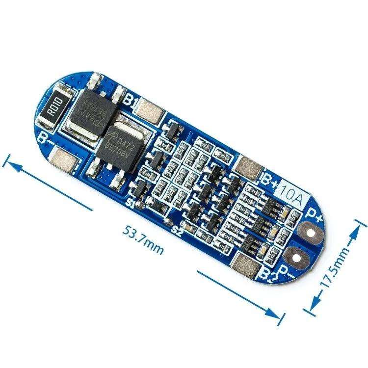 3S 10A 11.1V 12V 12.6V Li-Ion Battery Charging Protection Board