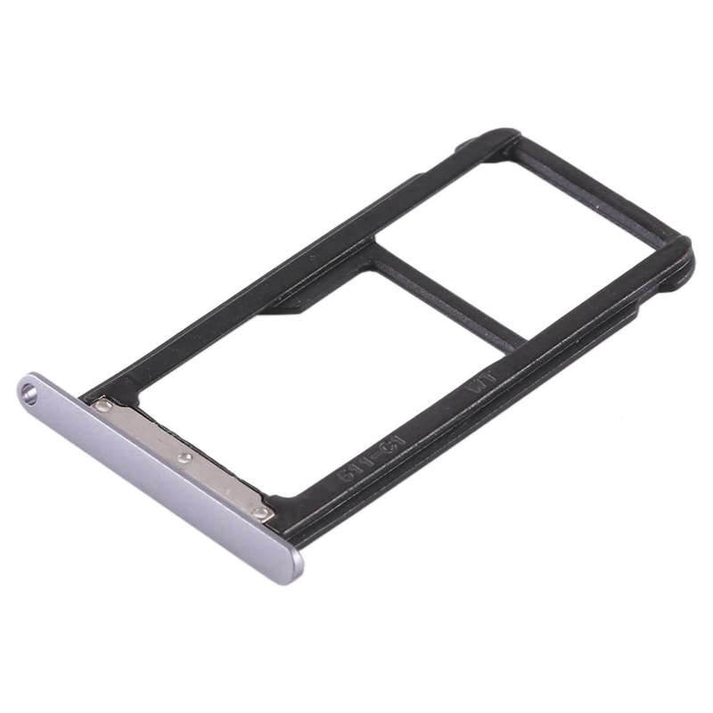 SIM Card Tray + SIM Card Tray / Micro SD Card Tray for Huawei Enjoy 6s (Grey)