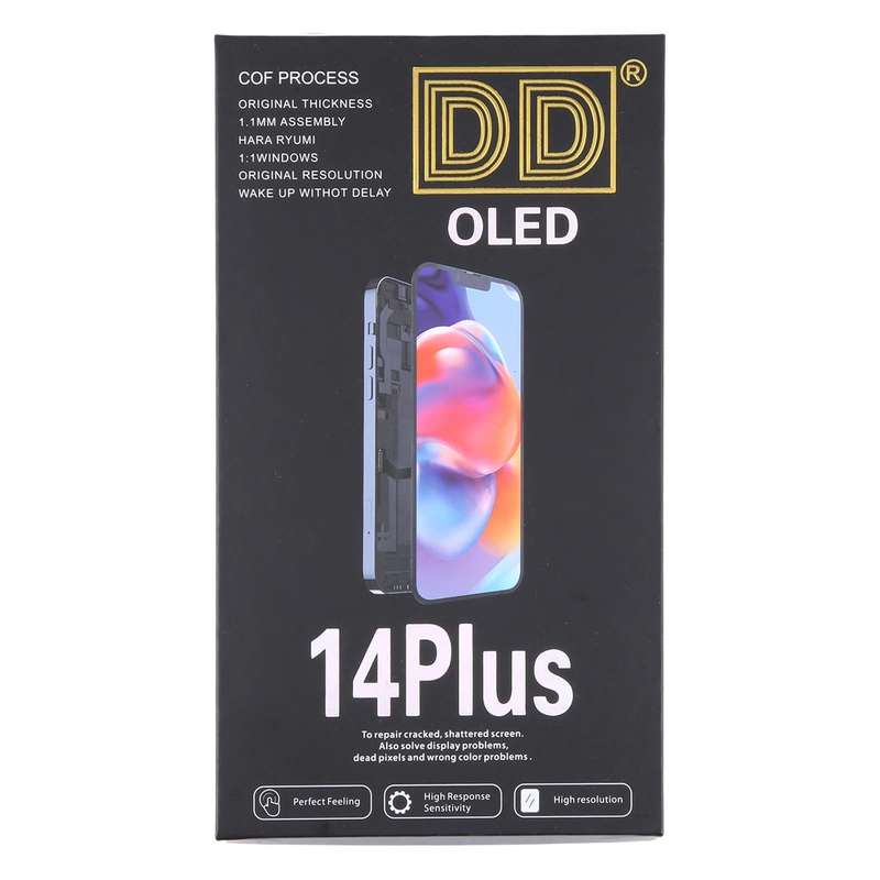 For iPhone 14 Plus Hard DD OLED LCD Screen with Digitizer Full Assembly