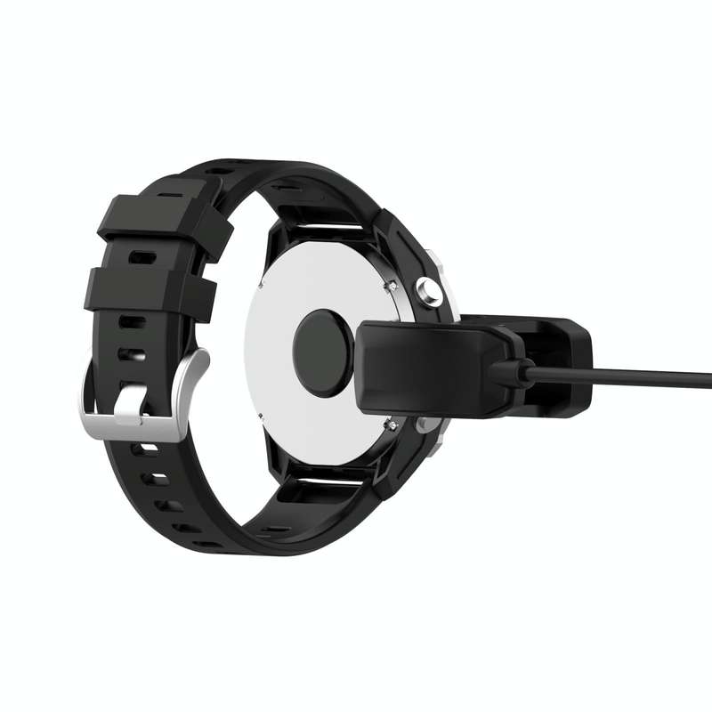 For Garmin Descent G1 Smart Watch Charging Cable with Data Function(Black)