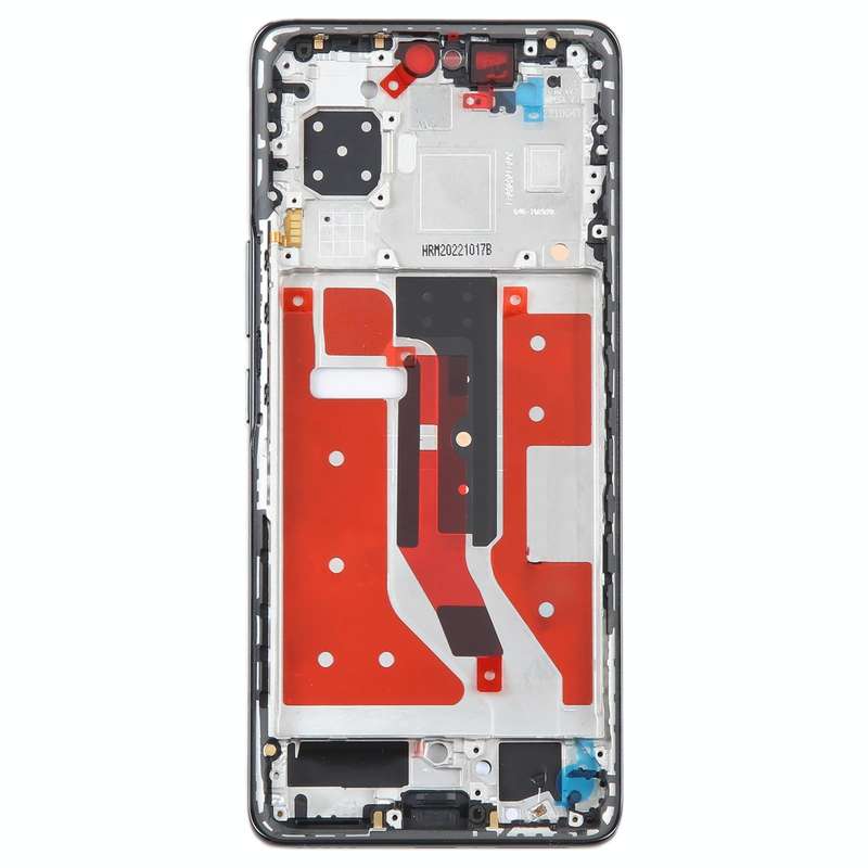 For Honor 80 Pro Front Housing LCD Frame Bezel Plate (Black)