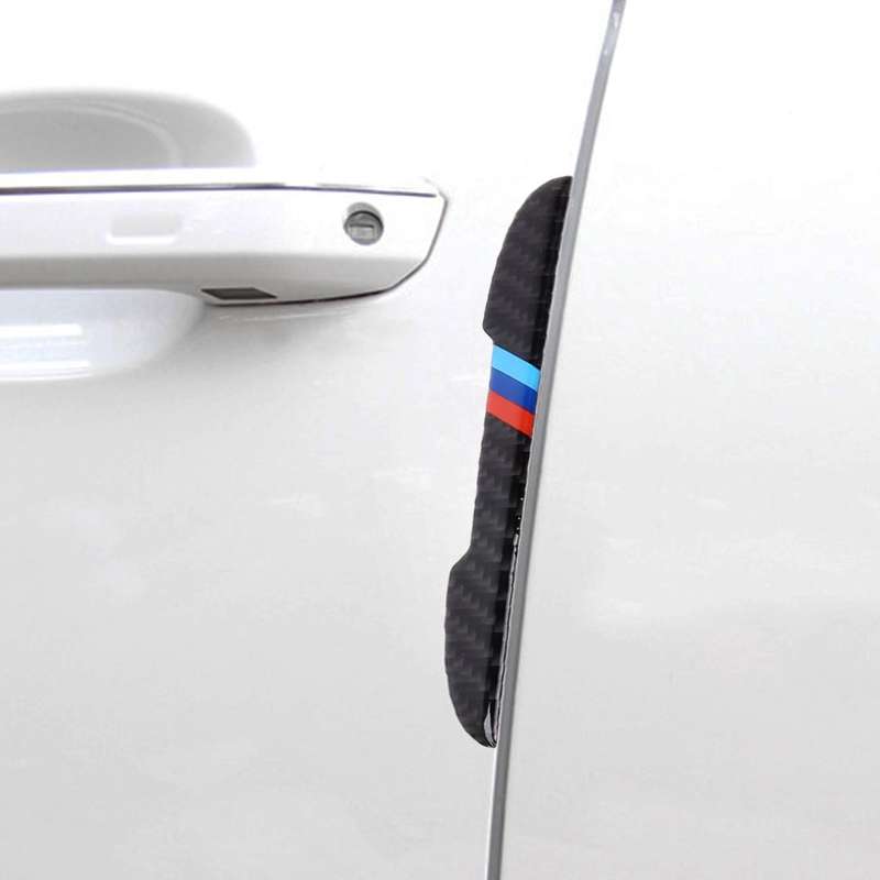 4 in 1 Carbon Fiber Car Auto Side Door Edge Guard Protection Trims Stickers