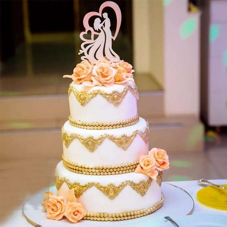 2 PCS Fondant Cake Silicone Mold Hollow Embossed Border Frame Retro Photo Frame Mould(4th 17-152)