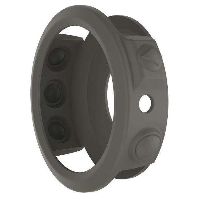 Solid Color Silicone Watch Protective Case for Garmin Fenix 5(Grey)
