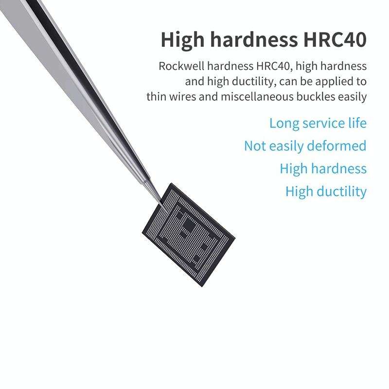 Qianli iNeezy YX-01 Stainless Steel Extra-sharp Thickened Tweezers Pointed Tweezers