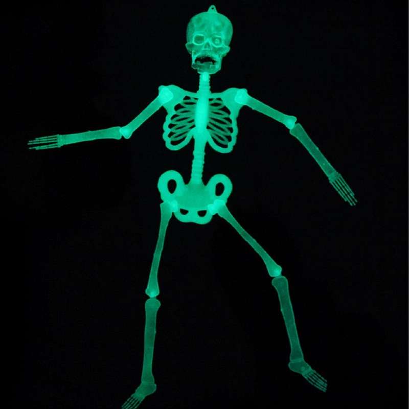 Luminous Skeleton Halloween Activity Props Bar Haunted House Decoration Supplies Fluorescent Skel...