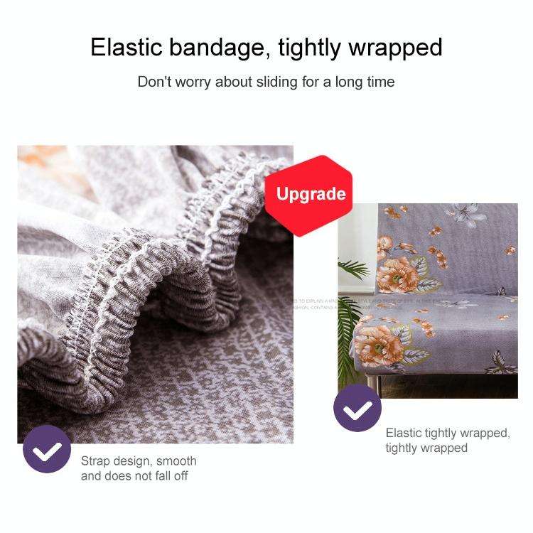 All-inclusive Cover Non-slip Armrestless Folding Sofa Bed Cover, Size:L(Dreamland)