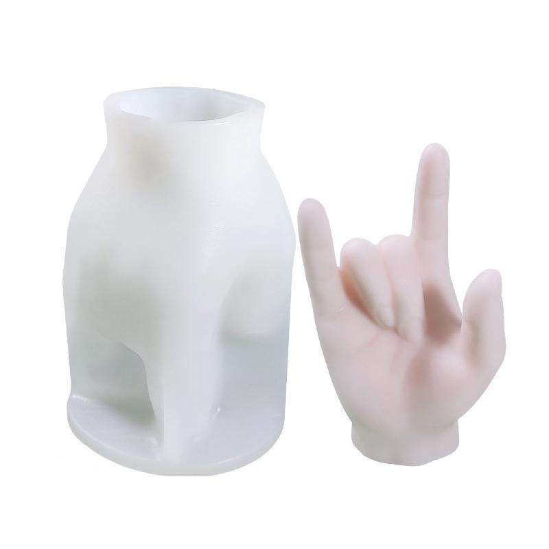 DIY Hand Shaped Scented Candle Silicone Mold, Specification: BH-154