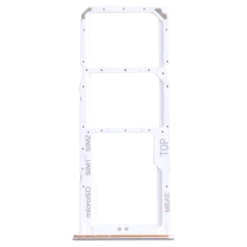For Samsung Galaxy M51 SM-M515 SIM Card Tray + SIM Card Tray + Micro SD Card Tray (Silver)