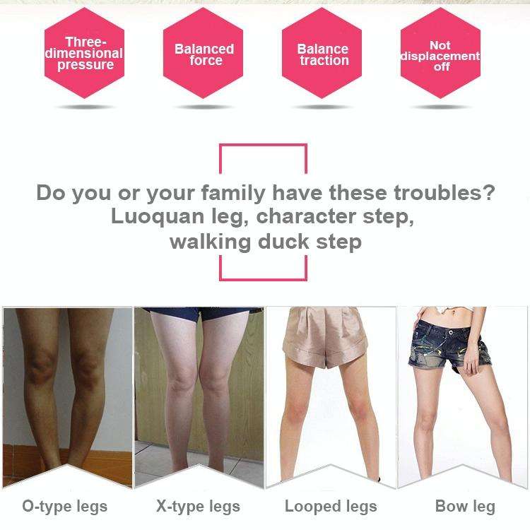 3 PCS/Set Leg Posture Corrector O/X-type Bowlegs Orthotic Bandage Straightening Belt Band, Size: ...