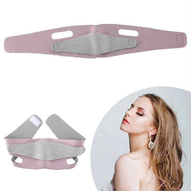 V Face Correction Firming Lift Face-lifting Belt, Specification: Colorful Box(Negative Ion 1st Ge...