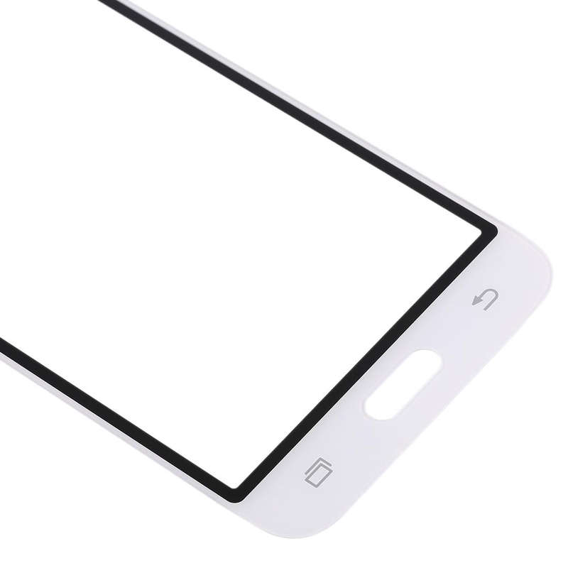 For Samsung Galaxy J1 (2016) / J120 10pcs Front Screen Outer Glass Lens (White)