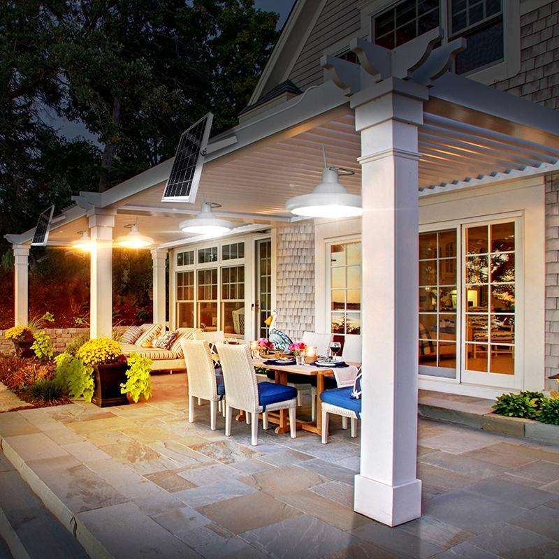 Smart Induction 56LEDs Solar Light Indoor and Outdoor Garden Garage LED Lamp, Light Color:Warm Li...