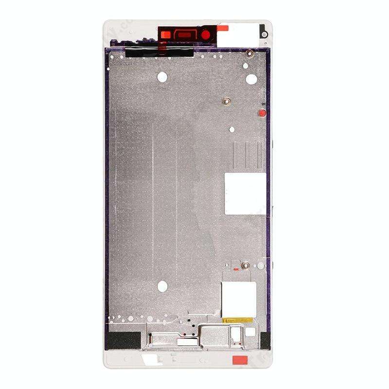 Front Housing Screen Frame Bezel  for Huawei Ascend P8(White)