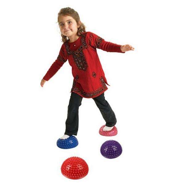 Hemisphere Balance Stepping Stones Durian Spiky Massage Ball Sensory Integration Indoor Outdoor G...