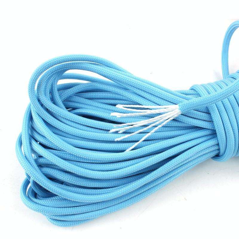 20m 9-Core Nylon+Polyester Full-light Outdoor Camping Tent Rescue Bundled Fluorescent Climbing Ro...