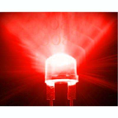 1000 PCS 5mm Red Light Water Clear LED Lamp(Red Light)