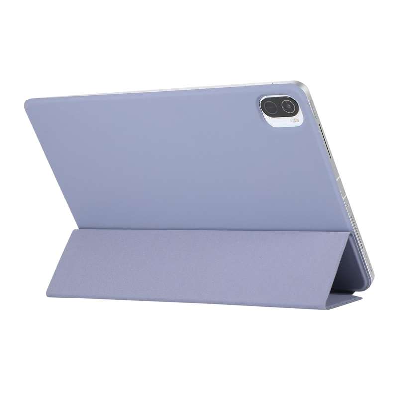 For Xiaomi Pad 5 / Pad 5 Pro Solid Color Magnetic Horizontal Flip Leather Case with Holder(Black)