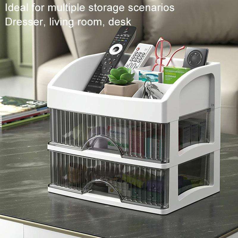 Desktop Drawer Organizer Multi-Layer Cosmetic Jewelry Box Stationery Multi-Functional Organizer, ...