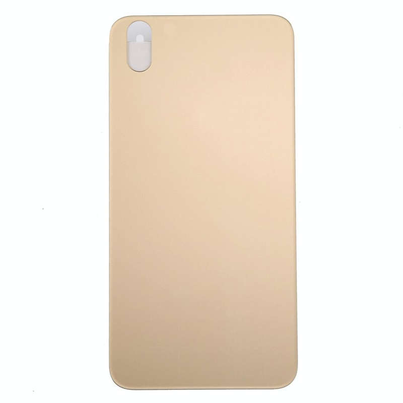 Glass Battery Back Cover for iPhone X(Gold)
