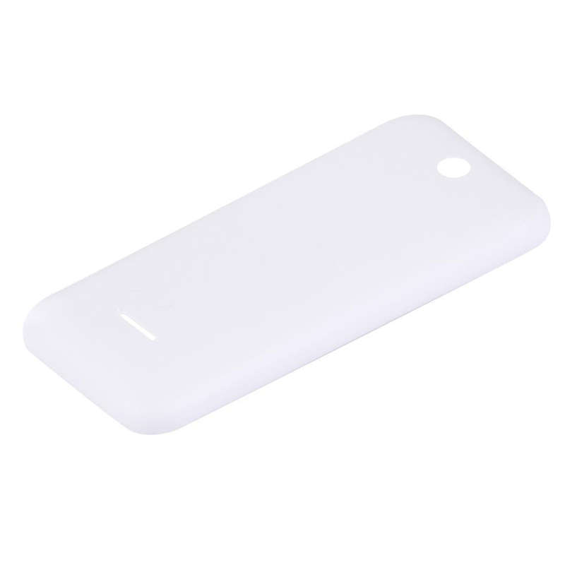 Solid Color Plastic Battery Back Cover for Nokia 225 (White)