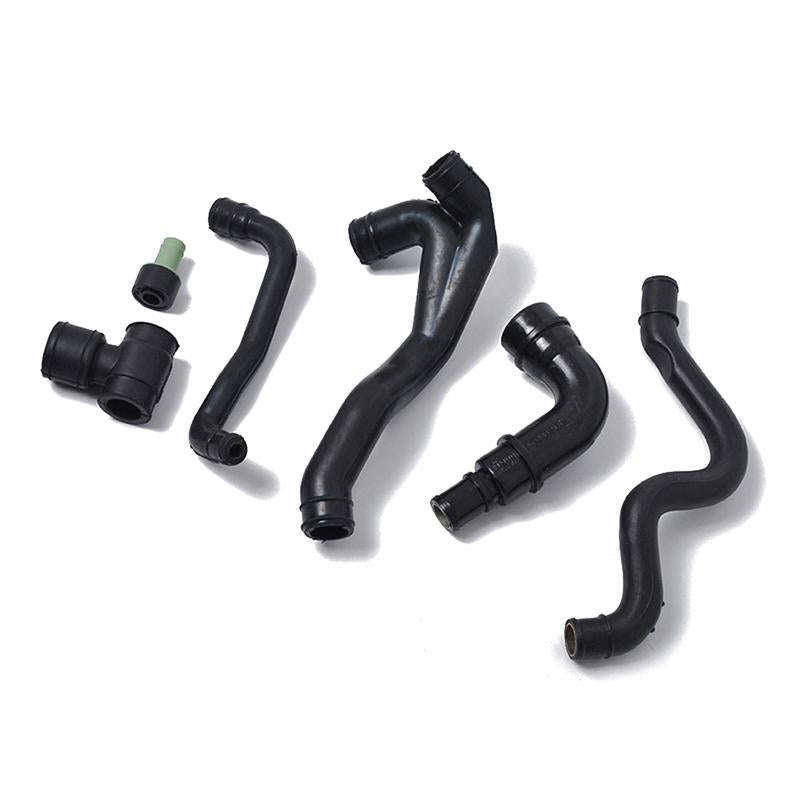 6 PCS Car Engine Crankcase Breather Pipe Hose Tube Kit 06A103213AF 06A103221AH 06A103221AF for Au...