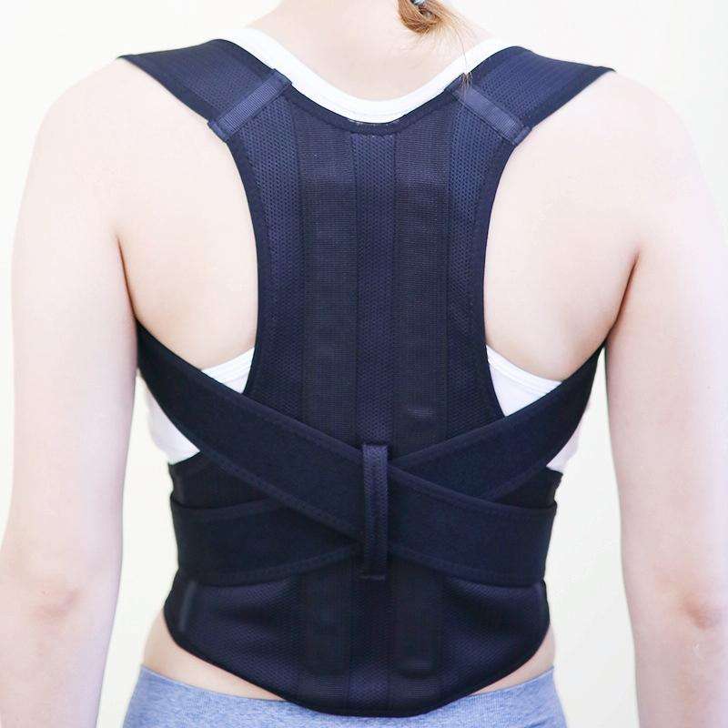 Breathable Anti-hunchback Posture Correction Belt, Specification: L(Black)