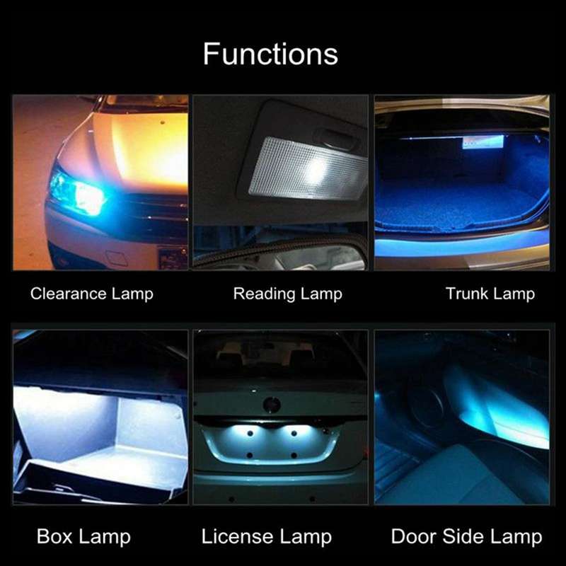 2 PCS 41mm DC12V / 1.5W / 6000K / 110LM 10LEDs SMD-3030 Car Reading Lamp Dome Light, with Decoder