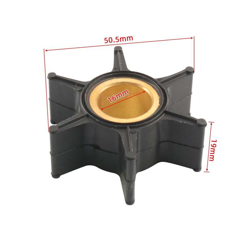 A6660 Water Pump Rubber Impeller for Evinrude and Johnson OMC 20HP 25HP 28HP 30HP 35HP 2 Stroke E...
