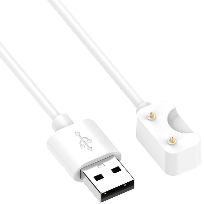For Samsung Galaxy Fit 3 Official Style Smart Watch Charging Cable, Length: 1m, Port:USB-A(White)