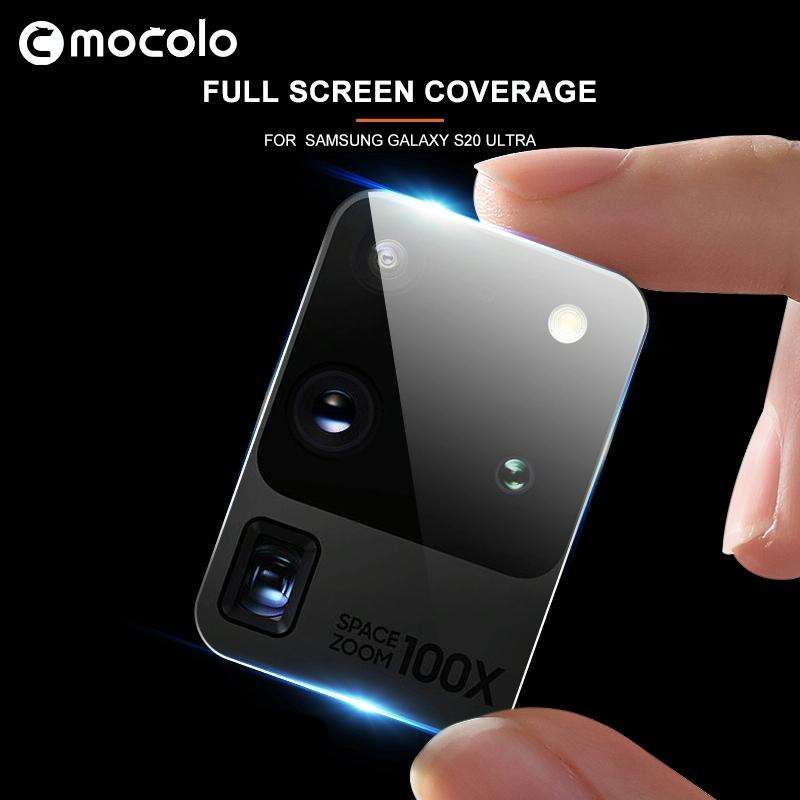 For Galaxy S20 Ultra/S20 Ultra 5G mocolo 0.15mm 9H 2.5D Round Edge Rear Camera Lens Tempered Glas...