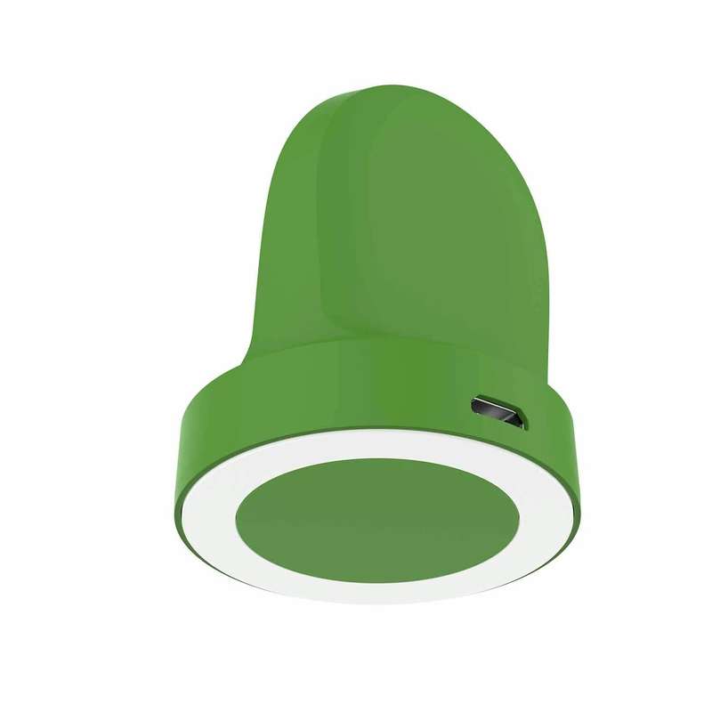 For Samsung Galaxy Watch5 / Watch5 Pro USB Vertical Magnetic Charger Holder(Green)