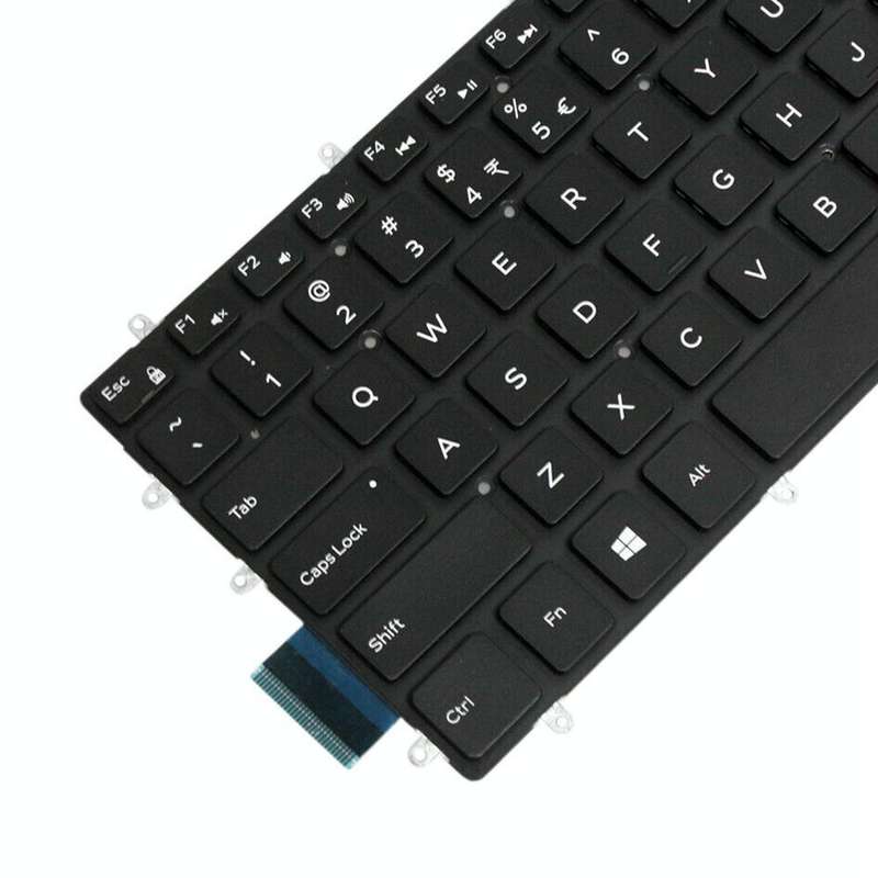 US Version White Word Laptop Keyboard For Dell G3 3579 3779 / G5 5587 / G7 7588(Black)