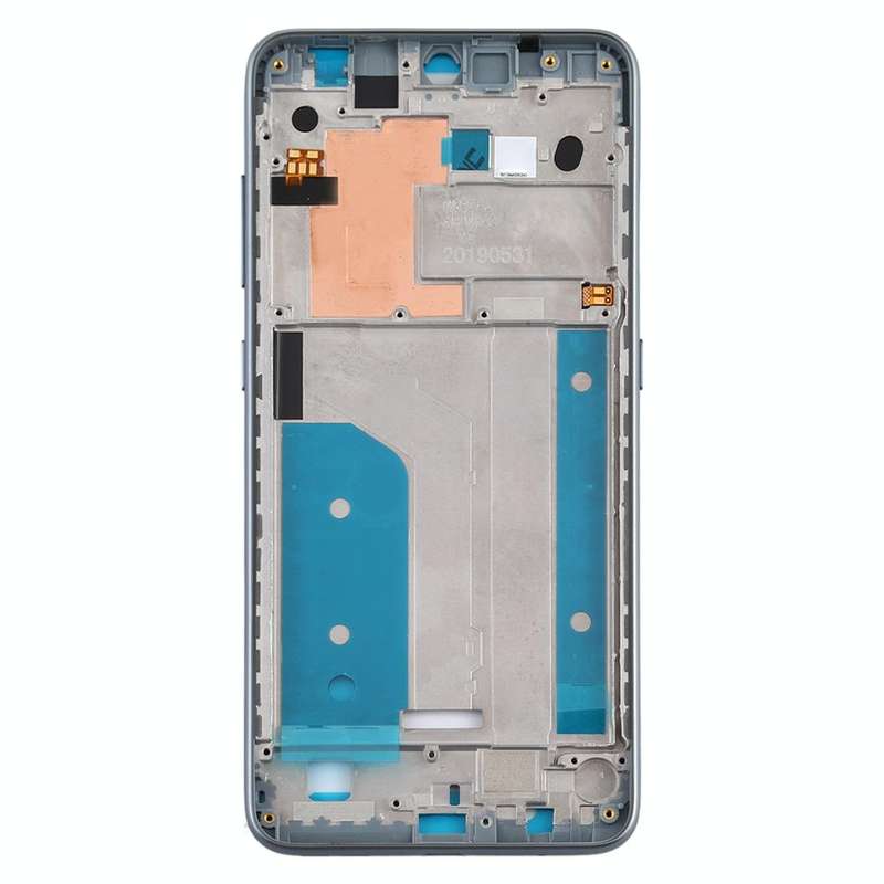 Middle Frame Bezel Plate for Nokia 7.2 / 6.2 / TA-1196 TA-1198 TA-1200 TA-1187 TA-1201 (Silver)