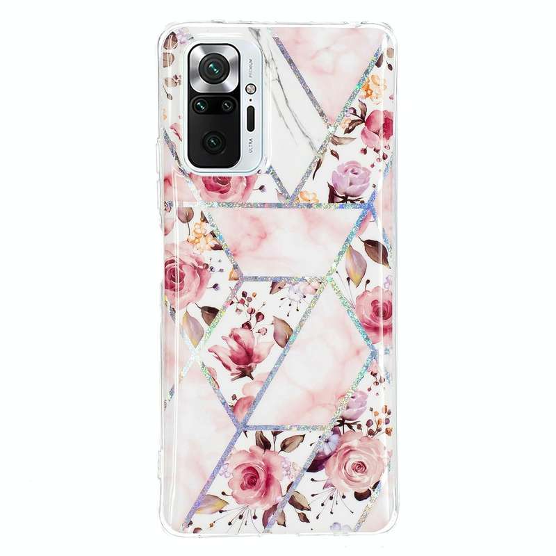 For Xiaomi Redmi Note 10 Pro Electroplating TPU Protective Case(Rose)