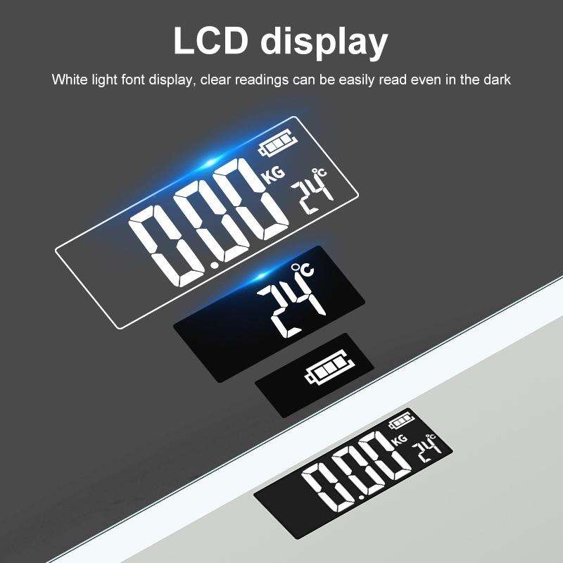 ISCALE SE Human Body Intelligent Electronic Scale Household Weight Scale Adult Body Fat Scale(Spa...