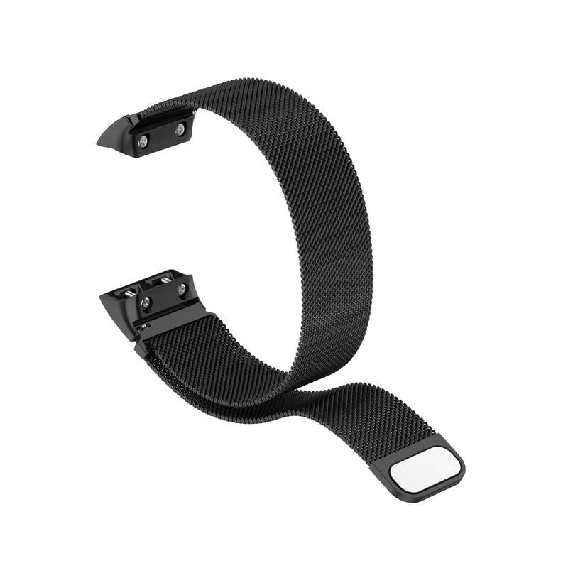For Garmin Forerunner 35 / 30 Milanese Watch Band(Black)