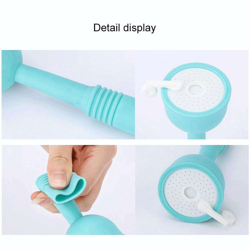 Kitchen Faucet Water-saving Shower(Short Blue)