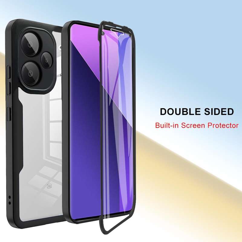 For Xiaomi Redmi Note 13 Pro+ 5G Acrylic + TPU 360 Degrees Full Coverage Phone Case(Green)