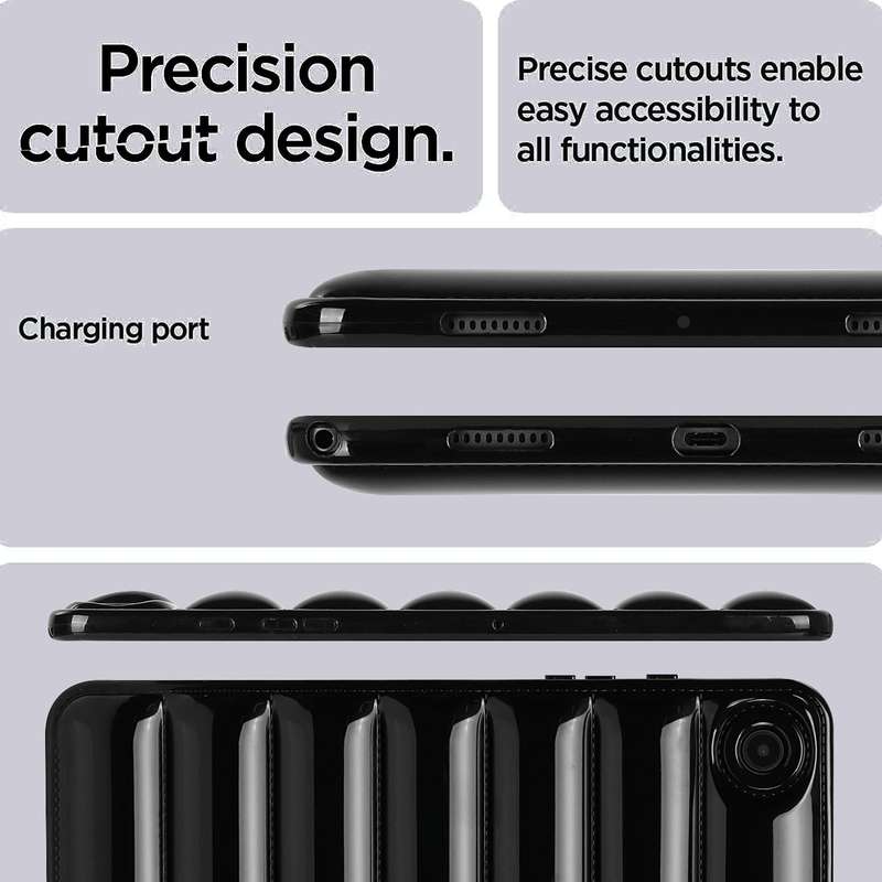 For Samsung Galaxy Tab S6 Lite P610 / P615 Eiderdown Cushion Shockproof Tablet Case(Black)