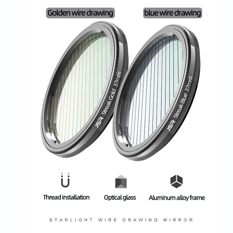 JSR Starlight Drawing Camera Lens Filter, Size:62mm(Streak Gold)